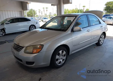 2009 Kia Spectra Ex из США, поврежденный, VIN KNAFE221395617774